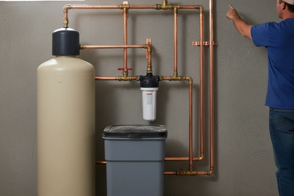 Whole-house water treatment system installed in Brilliant